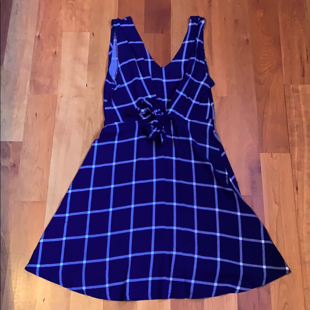 Blue and White Tank Dress